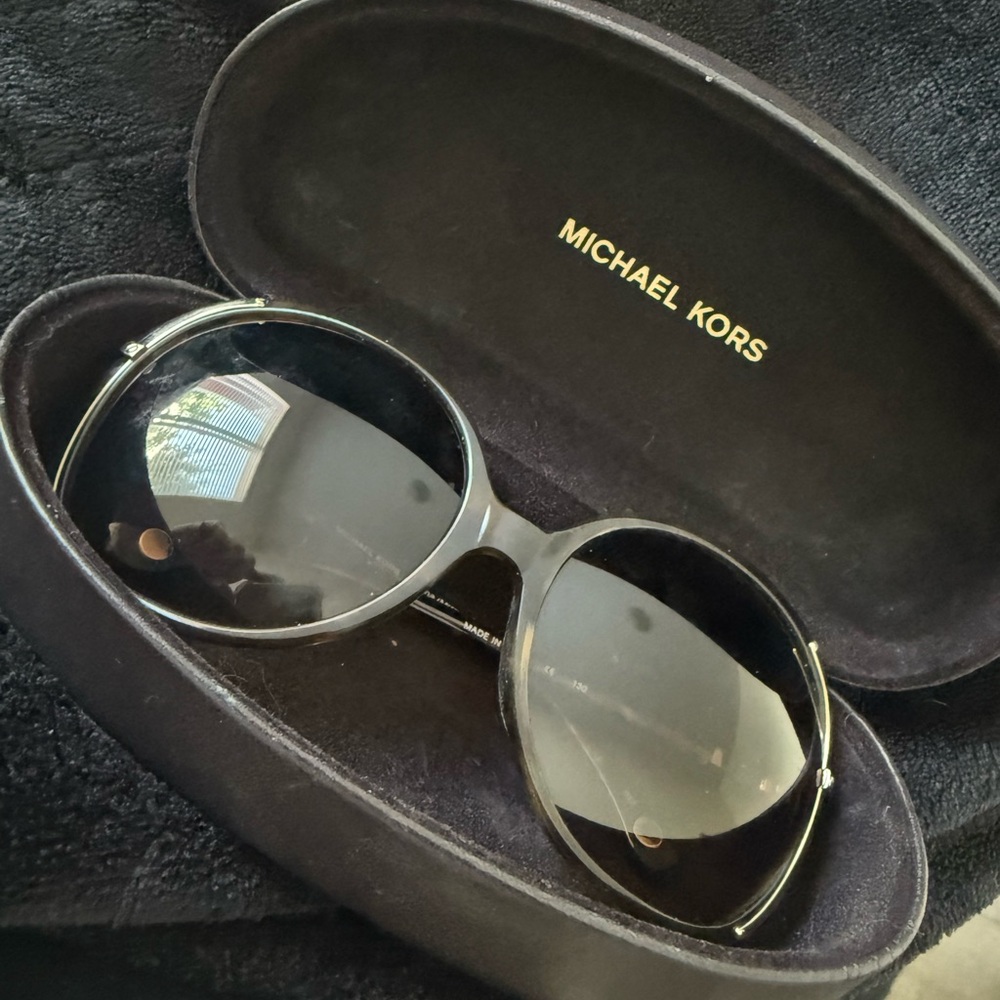 Michael Kors Sleek Black Sunglasses